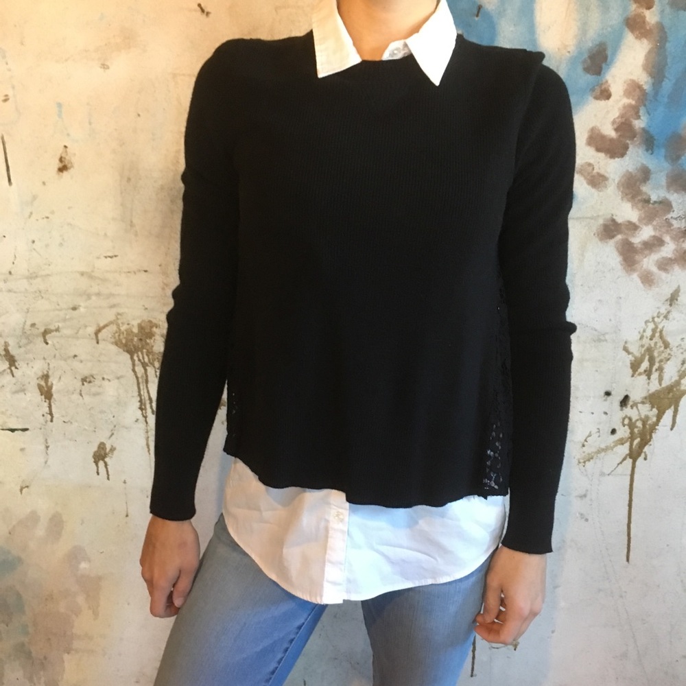 Vera Wang black sweater
